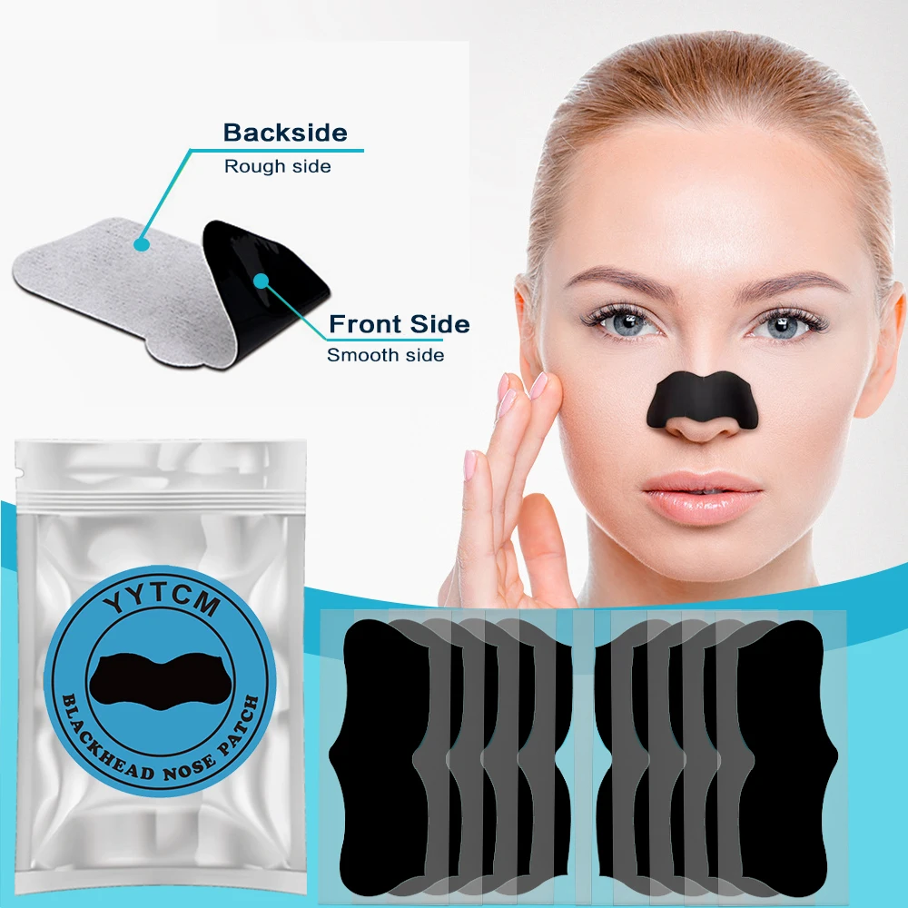 Large Size Black Nose Strips Bamboo Charcoal Blackhead Remover Deep Cleansing Pore Strips for Nose Care 5/10/15/20/30/50/100pcs - view 3