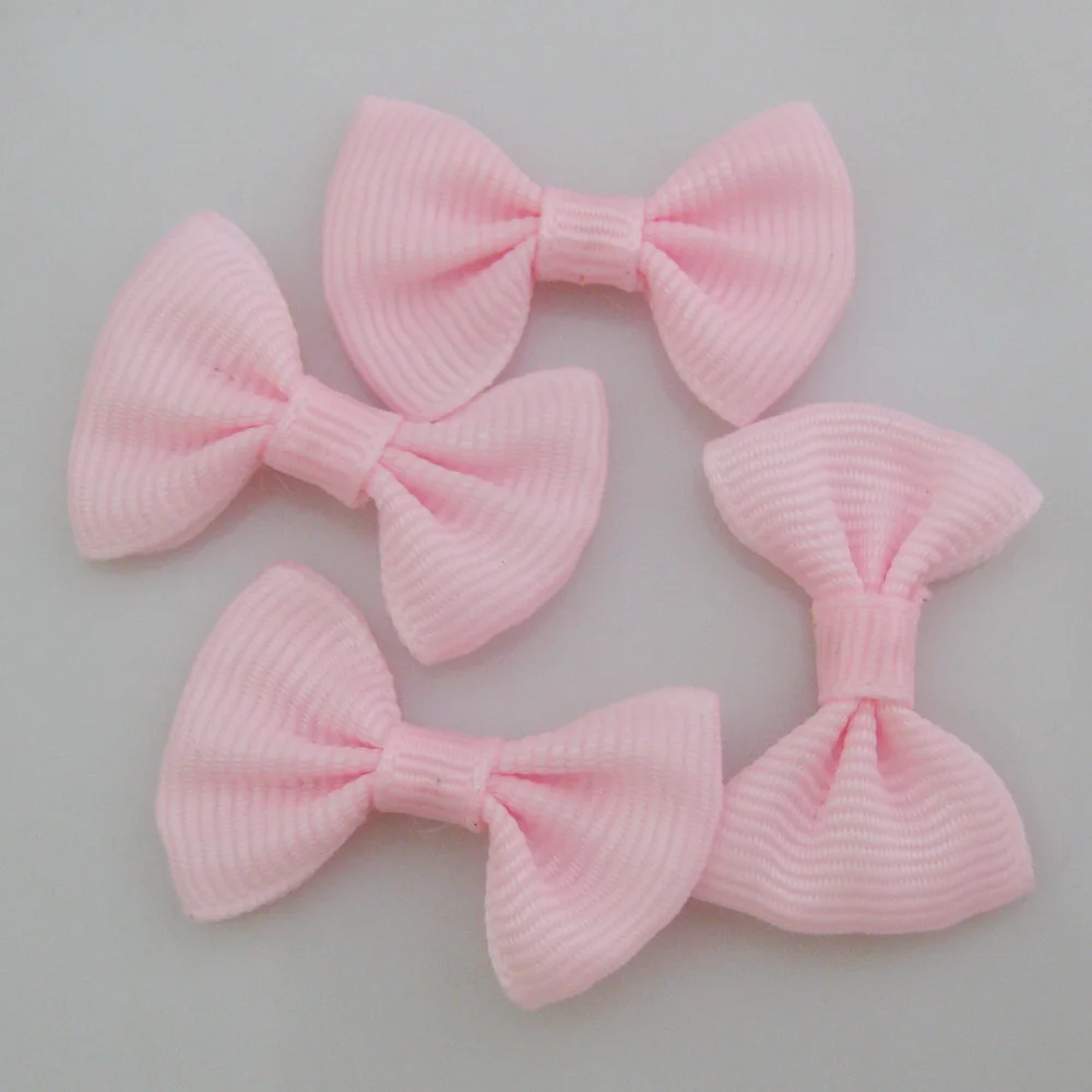 GS3525 Decorative Clothes Ornament Ribbon Bows 35MM Long 50Pcs Multicolors DIY Girls Headwear Sewing Accessories