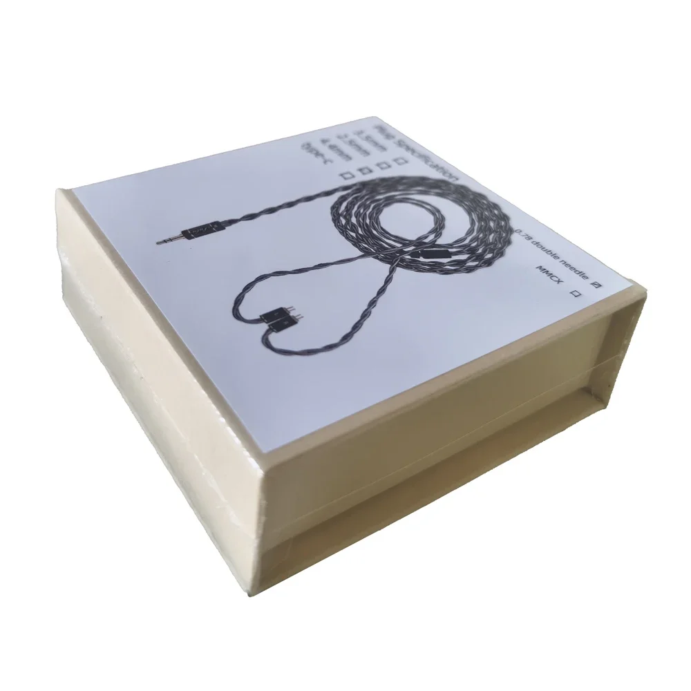 PULA-4-Core IEM Fone de ouvido Upgrade Cabos, Áudio Equilibrado, OCC + OFC, Tipo-C, MMCX, 0,78, 2 Pin Connector, Headset Cord