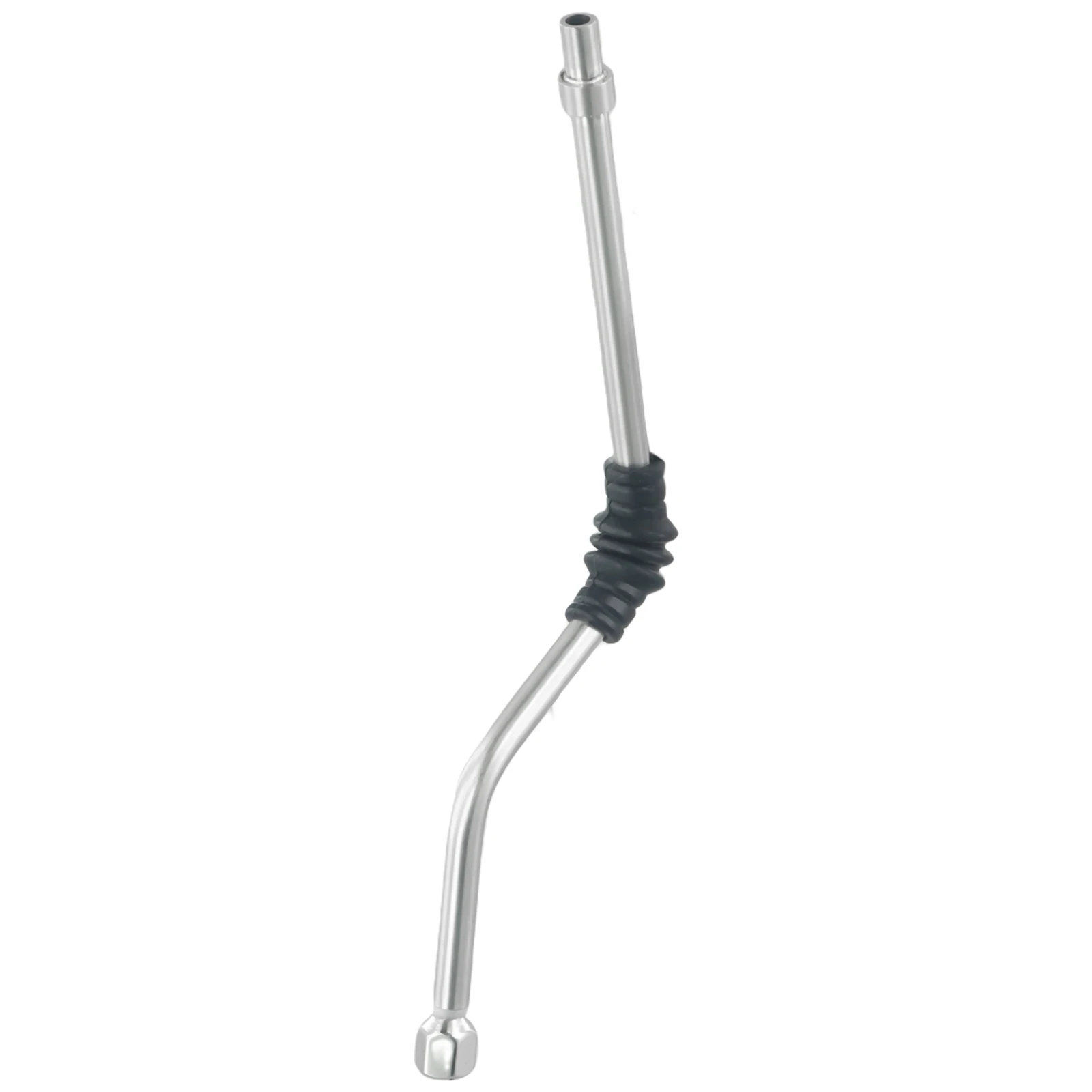 Home Coffee Making Coffee Machine Steam Wand 14 Inch Fitting Anti-scorch Rubber Elbow Single Hole Nozzle Stainless Steel Wand