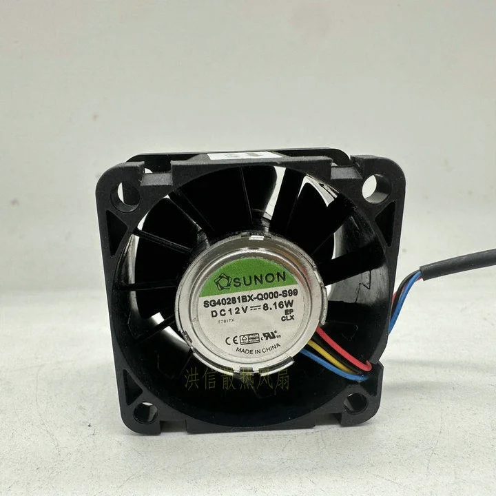 

SUNON SG40281BX-Q000-S99 DC 12V 8.16W 40x40x28mm 4-Wire Server Cooling Fan