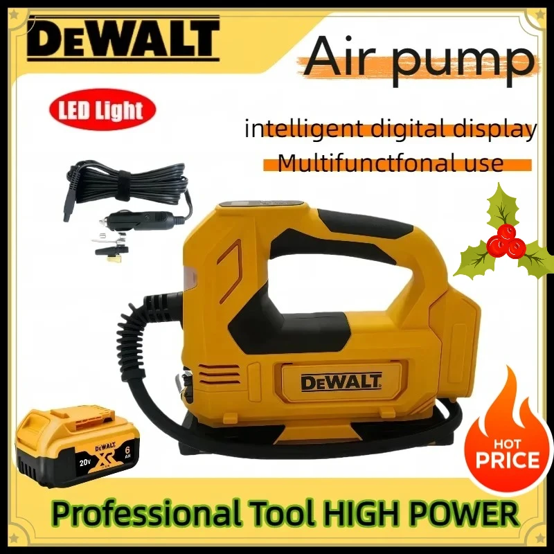 

Беспроводной воздушный компрессор Dewalt XR, портативный насос 18V/20V для автомобильных шин, мотоциклов, электрический перезаряжаемый компрессор