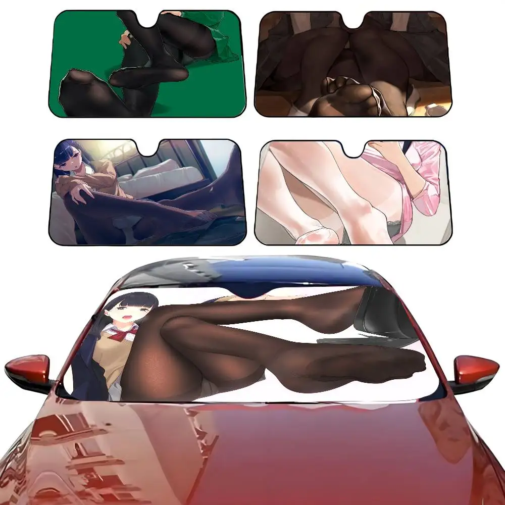 

Колготки ANIME M-Miru, автомобильный солнцезащитный козырек, зонтик, лобовое стекло автомобиля, солнцезащитный козырек, защита от ультрафиолета и внутренний охладитель