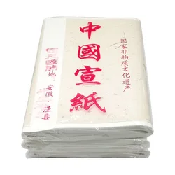 Chinese Paper Ripe Xuan Paper Chinese Calligraphy Thicken Half Ripe Xuan Paper Beginner Brush Painting Practice Raw Rice Papier