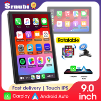 9 inch Portable Multimedia Player Carplay AI Screen IPS Touch Screen GPS Navigation Bluetooth Support Horizontal/Vertical Screen
