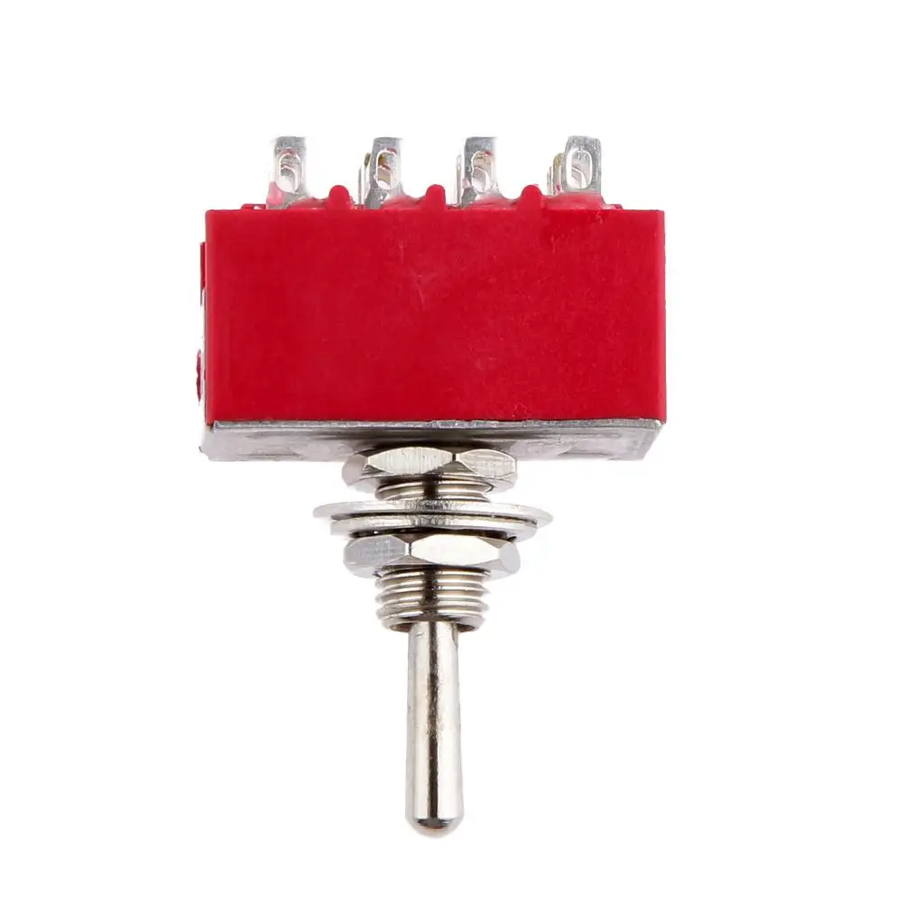 Miniature Toggle Switch 12 Terminals 4PDT 2 Positions ON-ON 3A 250VAC