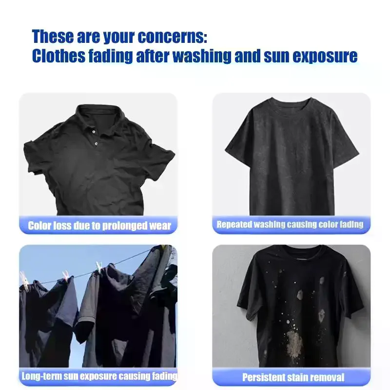 10Pcs Fabric Dye Restore Color Long-Lasting Laundry Supplies Fabric Paint Dark Tablets For Cotton Linen T-Shirts Shoes