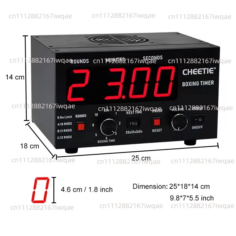 Gym Sports Training Timer, Suitable for Boxing MMA Muay Thai Fighting Match Timing Equipment