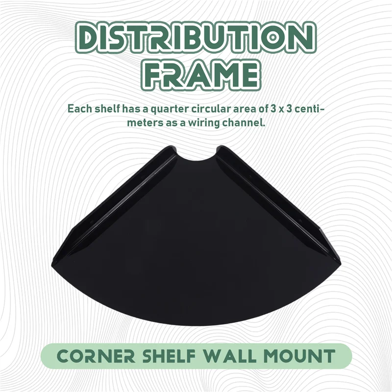 

ABAH-2 шт. акриловое настенное крепление, плавающие угловые полки, четверть полка для душа, подвесные угловые полки, настенный дисплей