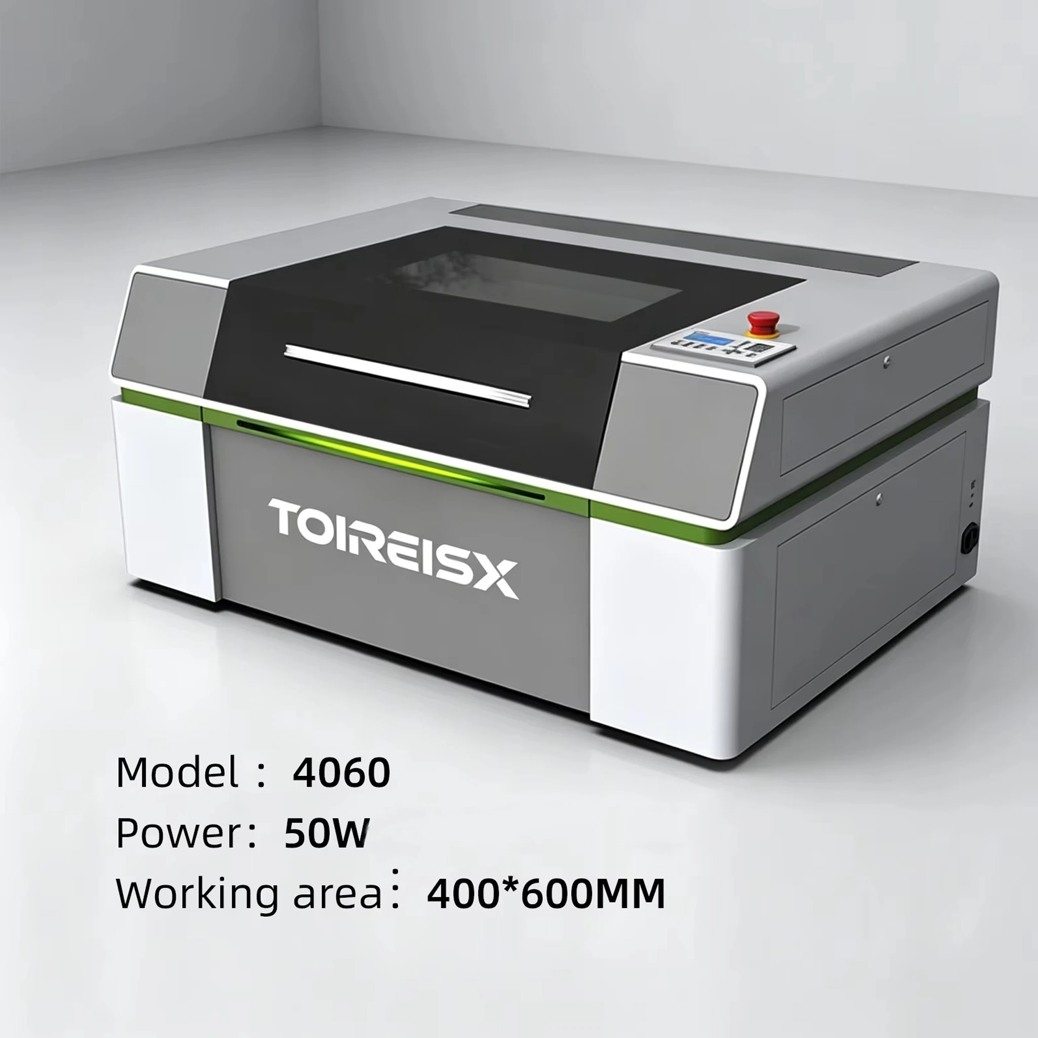 TOIREISX 50W CO2 Laser Engraver, 0.01mm High Accurancy,CO2 Laser Engraver & Cutter, for Acrylic Wood Leather CNC Cutting Machine Tool
