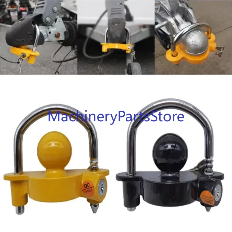 1PC Universal Anti-Theft Lock Hitch Coupling Lock Trailer Parts Tow Ball Caravan Camping Anti Theft Trailer Accessories