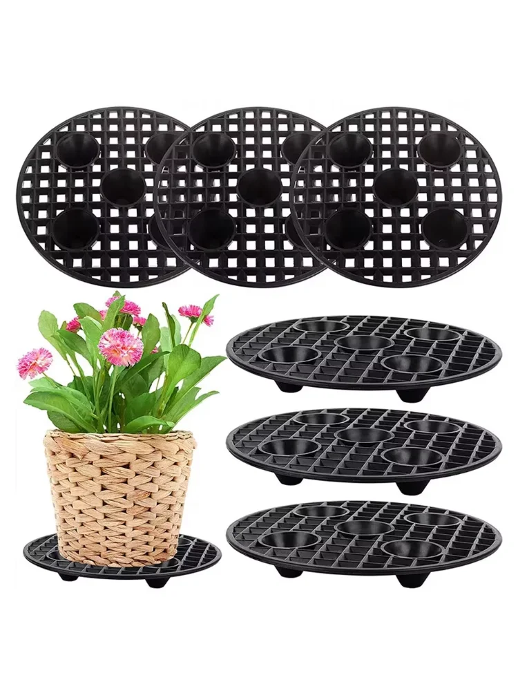 Plant Level Pot Elevator, Heavy Duty Plant Stand, 20/30cm Plant Pot Saucer