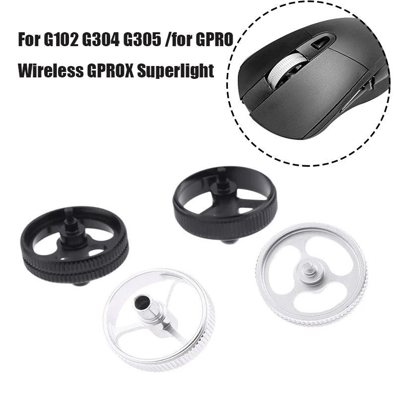 1Pcs Aluminum Alloy Mouse Scroll Wheel Pulley Rollers Replacement For G102 G304 G305 /for GPRO Wireless GPROX Superlight