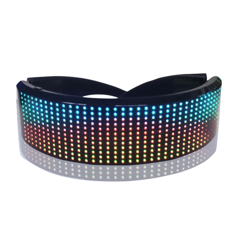 

LED Futuristic Eyewear DIY Luminous Glasses Prop For Party Bar Festival Performance LED Glasses