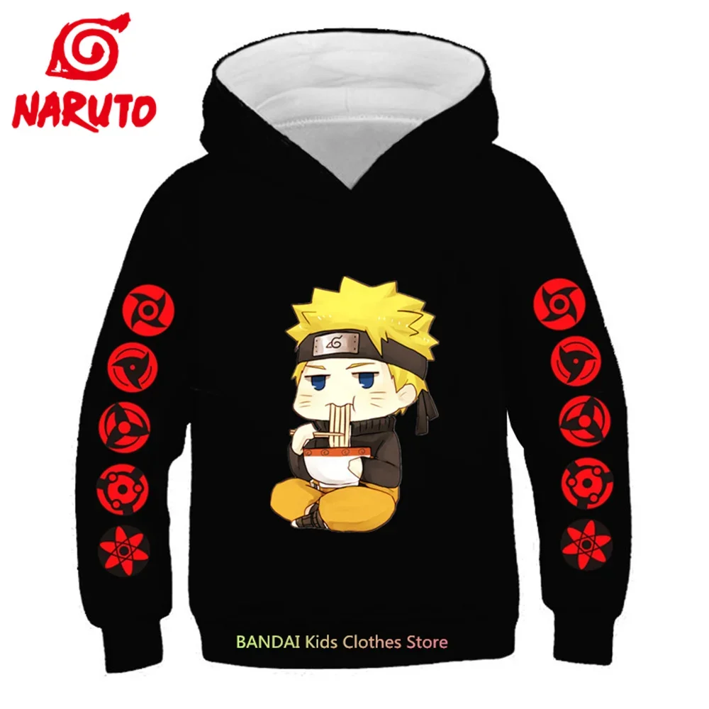 

Japanese Anime Naruto Children's Sweatshirt Boys Narutos Hoodie Fashion Street Hoodie Boy's Shirt Autumn