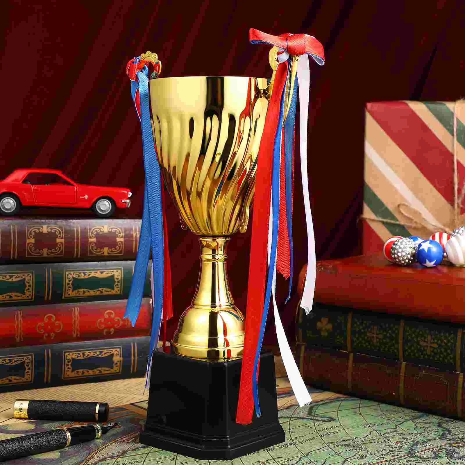 STOBOK Sports Game Trophy Competition Trophy Metal Classic Trophy Winner Awards Cup Honor Trophy School Game Trophy