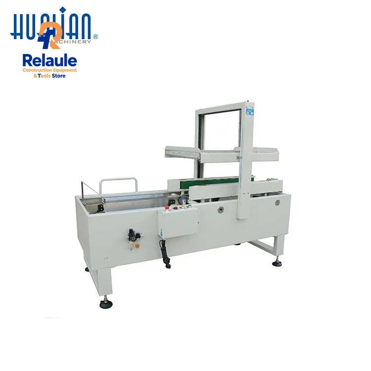 DZF-5050 Hualian Hard Tool Mobile Phone Case Packaging Box Milk Automatic Carton Sealer Machine
