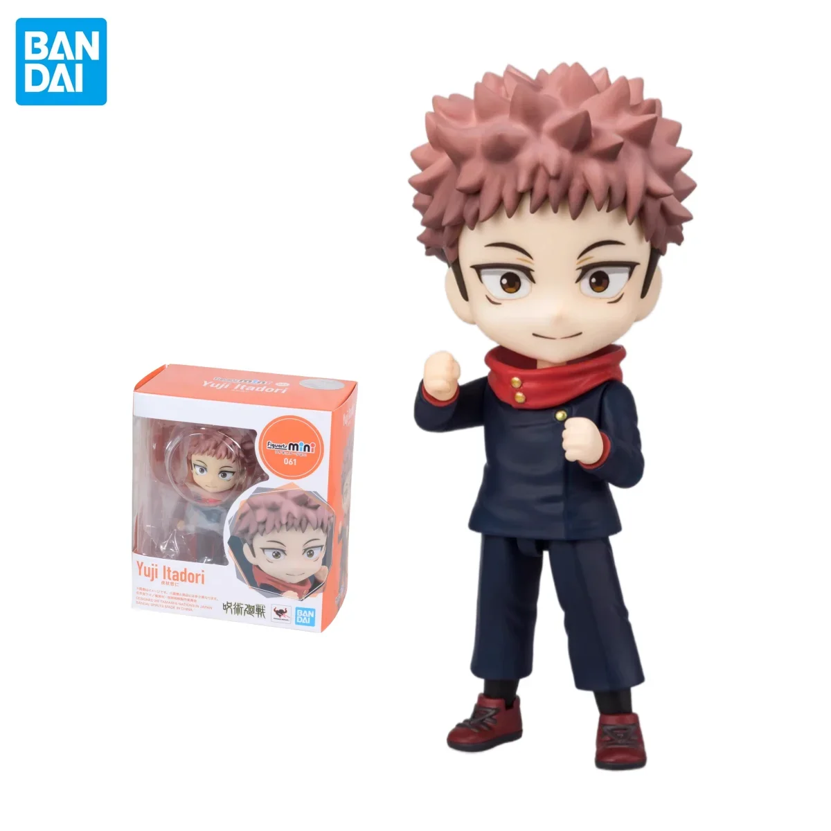 

In Stock BANDAI Original Figuarts Mini Jujutsu Kaisen Itadori Yuji Kawaii Action Figure Mini Anime Figure Birthday Present