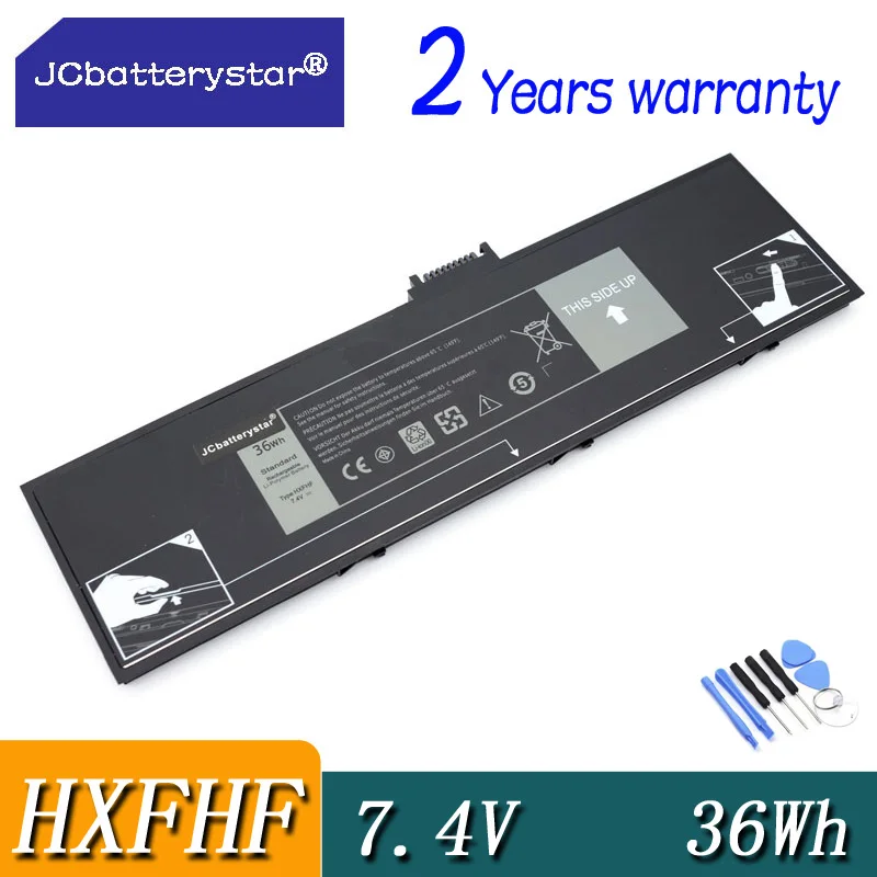 JC New HXFHF 36Wh Laptop Battery For DELL Venue 11 Pro (7130) 11 Pro (7139) VJF0X VT26R XNY66 451-BBGR 451-12170 7.4V 36WH