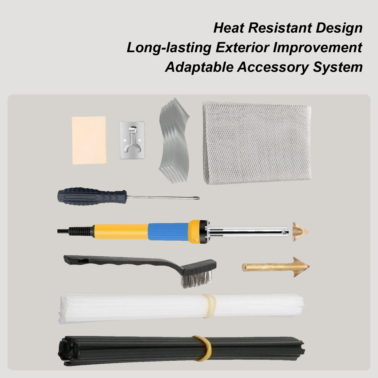 

Сварочный аппарат для автомобильного бампера, сменный термостойкий утюг, инструмент для ремонта автомобилей для любителей семьи, женщин, гаражная мастерская на открытом воздухе