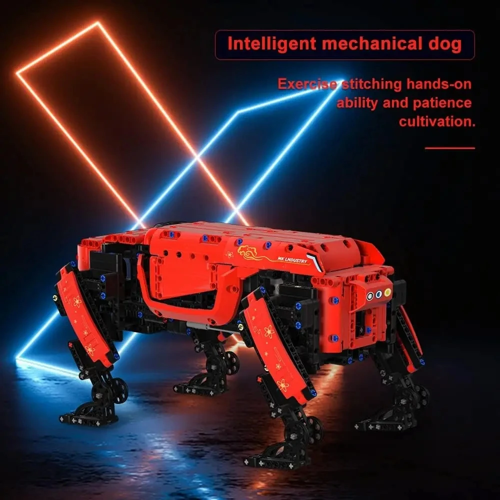 

RC Robot Dog Model Mould King 15067S Building Blocks Toys for Children Technical Adults Construction Christmas Gifts