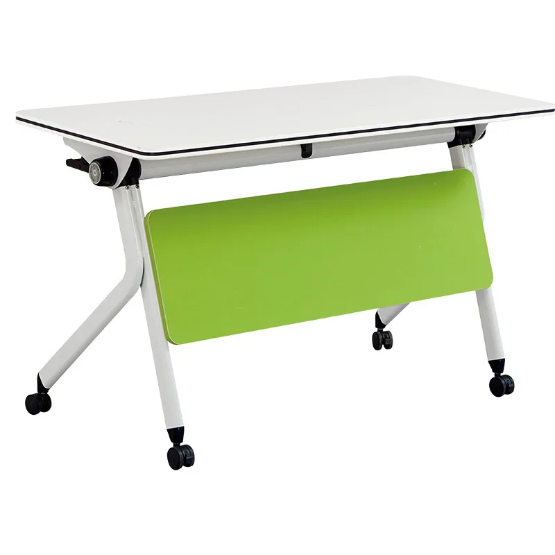 Folding training table splicing round combination conference table