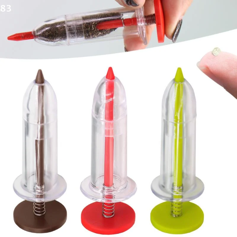 2Pcs Garden Sower Planter Mini Manual Seeder Dispenser For Seeding Flower Pot Flower Bed Gardening Seeder Tool