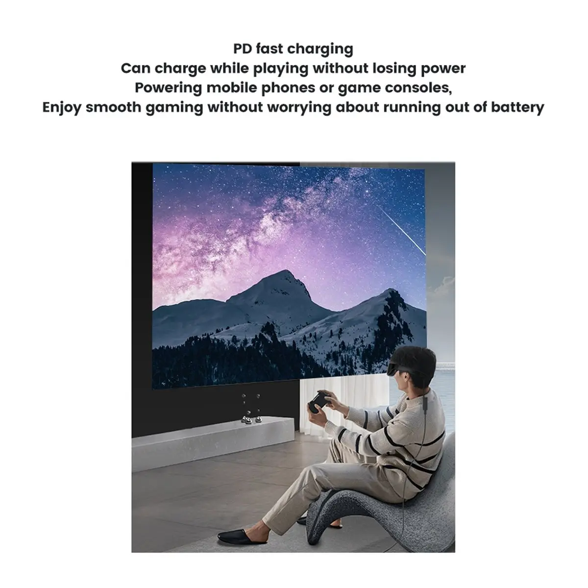 Big Discount 4K@60Hz USB C to AR Glasses USB-C Display PD 3.0 Charging Converter Adapter PC Screen Adapter