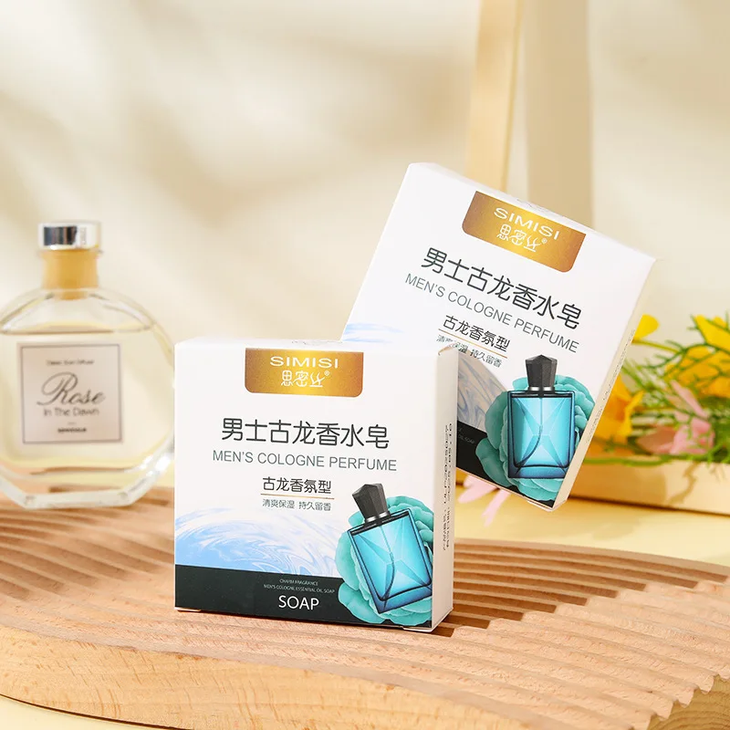 صابون حمام عطري للرجال، تنظيف لطيف لبشرة الجسم، منعش وغير زيتي، صابون مريح للعناية بملمس رائع