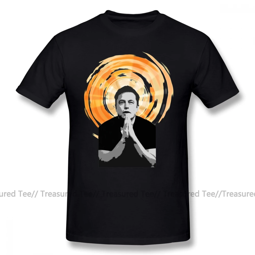 Elon Musk T Shirt In Elon Musk We Trust T-Shirt Funny Casual Tee Shirt Men Short Sleeve Oversize 100 Percent Cotton Tshirt