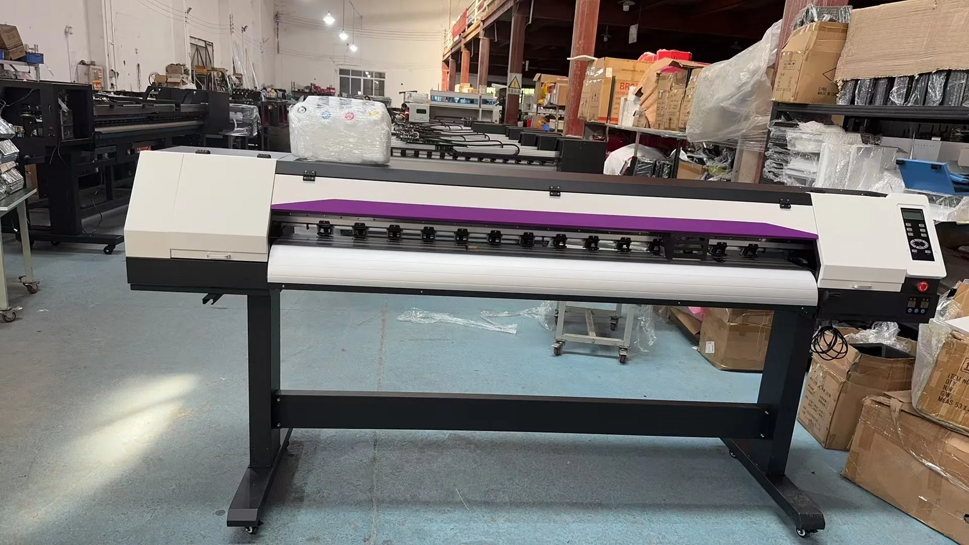 

Santos cheap price 1.6m large format printer for outdoor/indoor Poster Car stickers Eco solvent printer sublimation printing
