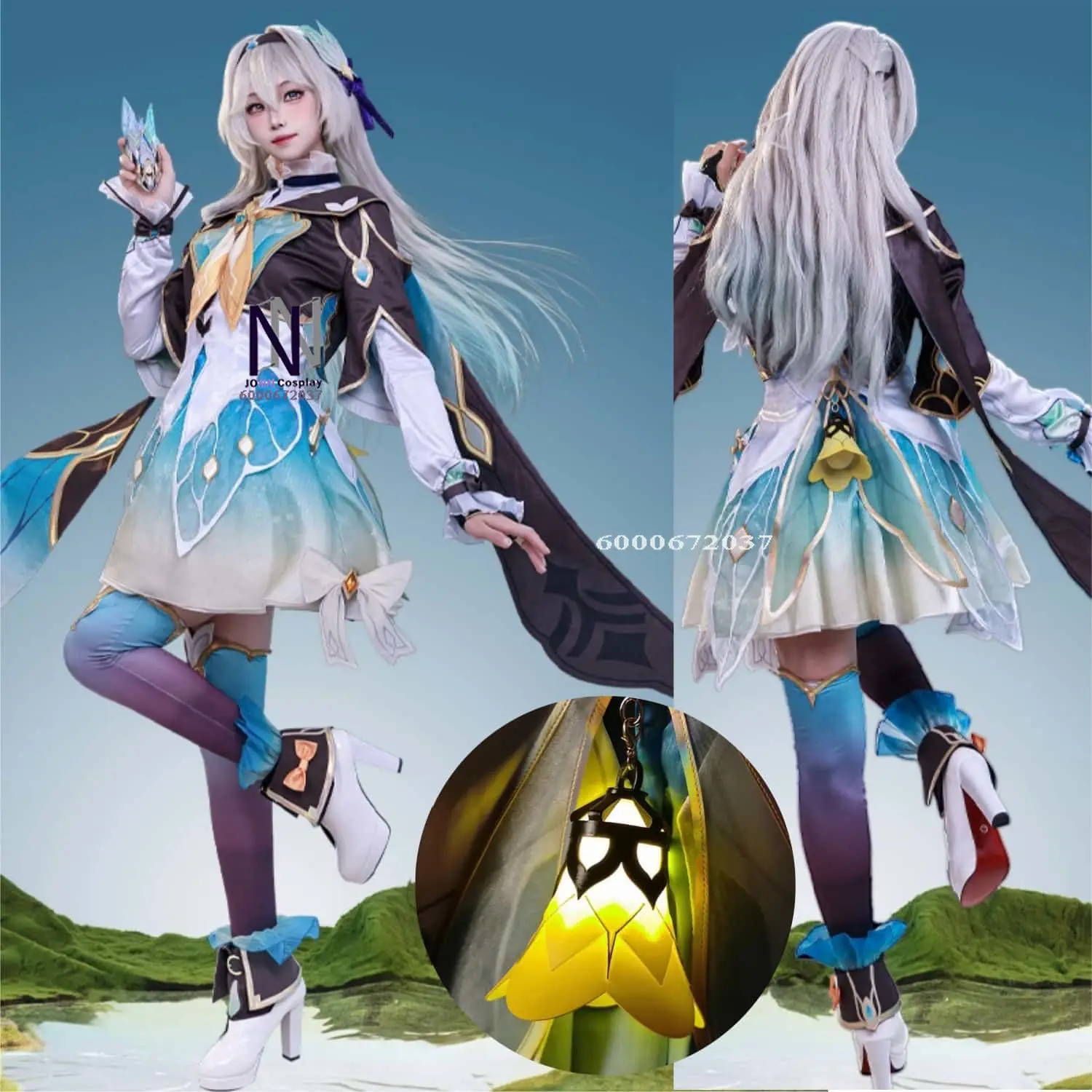 

Game Honkai:Star Rail Firefly Cosplay Costume Lovely Party Dress Uniform for Women Halloween Carnival Party Anime Outfit Women