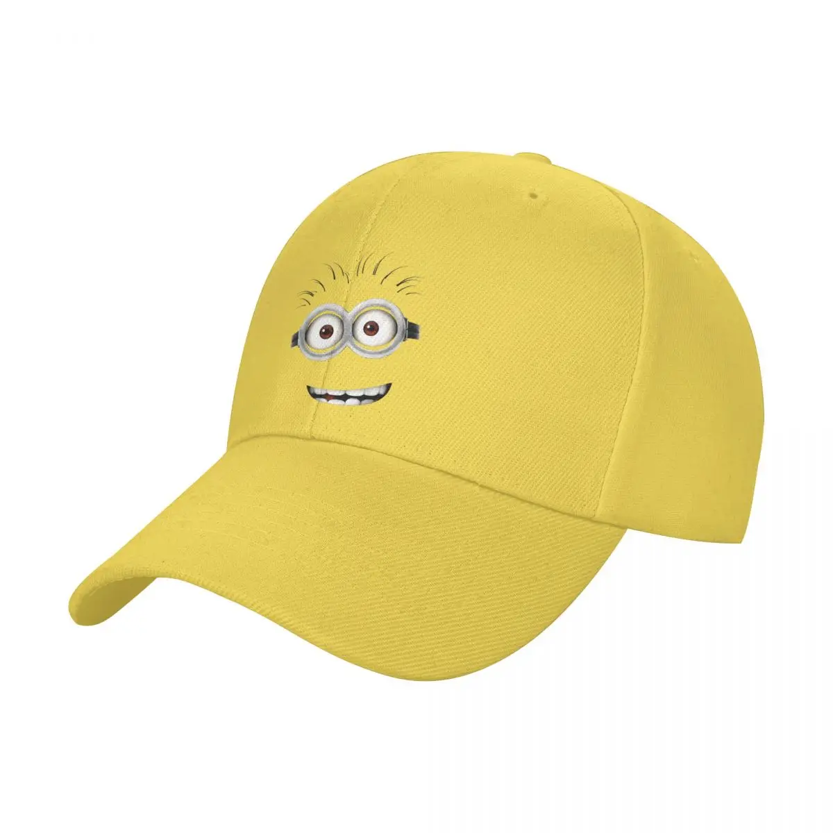 Adult Despicable Me Minions Bob Smiling Face Cap Vintage Baseball Caps Polyester Hats Sun Caps Breathable Sports Cap Summer