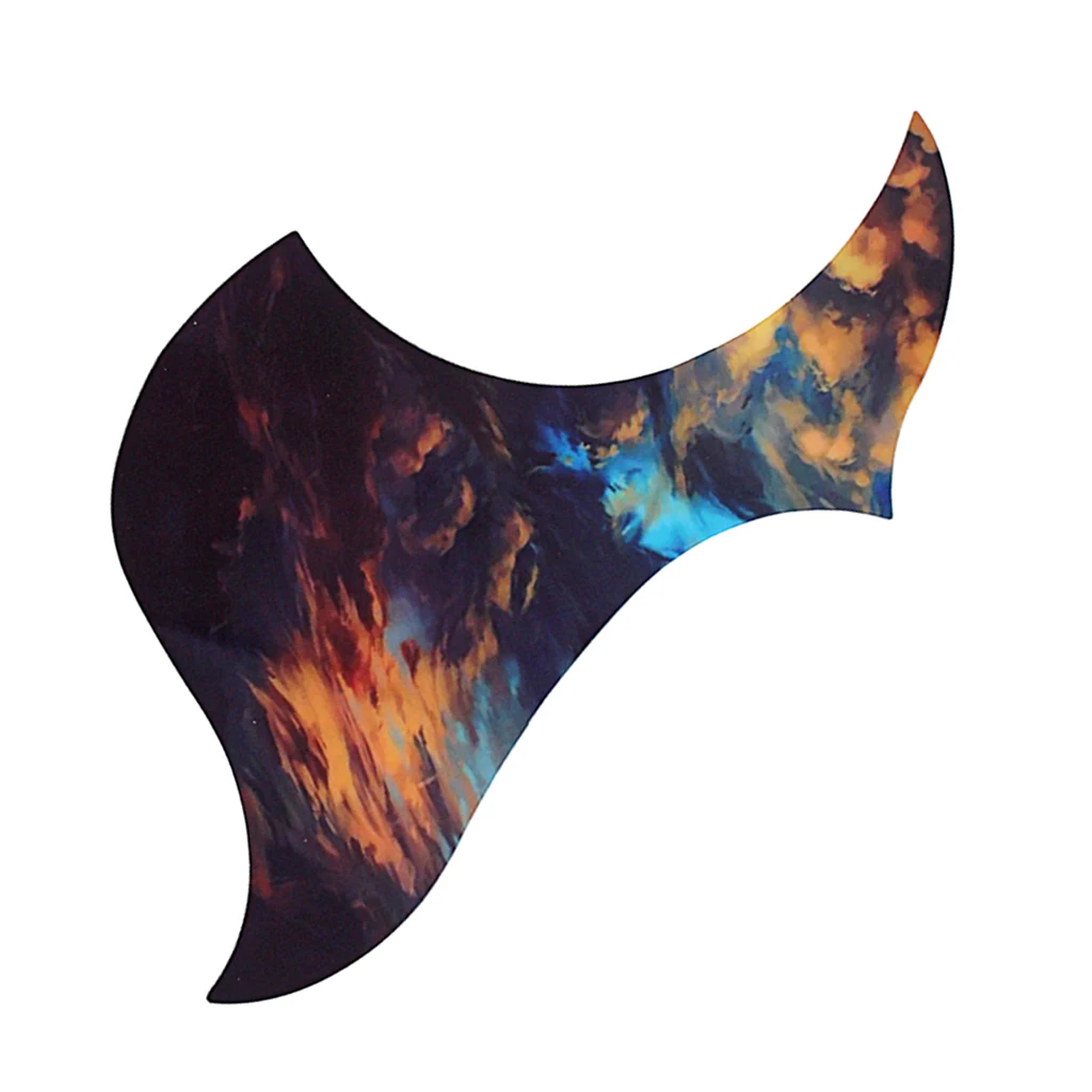 Professional Self Adhesive Pickguard PVC Scratch Plate for Acoustic Guitar Protector Easy to Apply