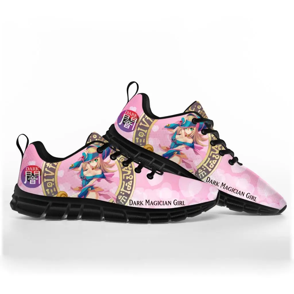 Dark Magician Girl Anime YuGiOh Yami Mutou Sports Shoes Mens Womens Teenager Kids Children Sneakers Casual Custom Couple Shoes image 2
