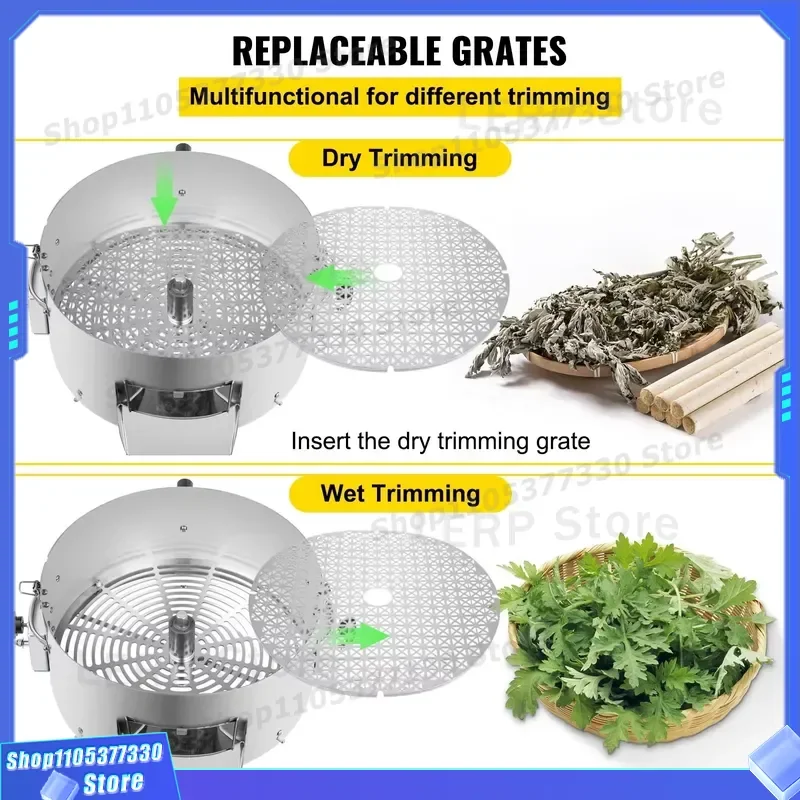 Electric Hydroponic Leaf Bud Trimmer 16 Inch 19 Inch Automatic 2 in 1 Machine DIY Grade Customizable OEM Support for Garden