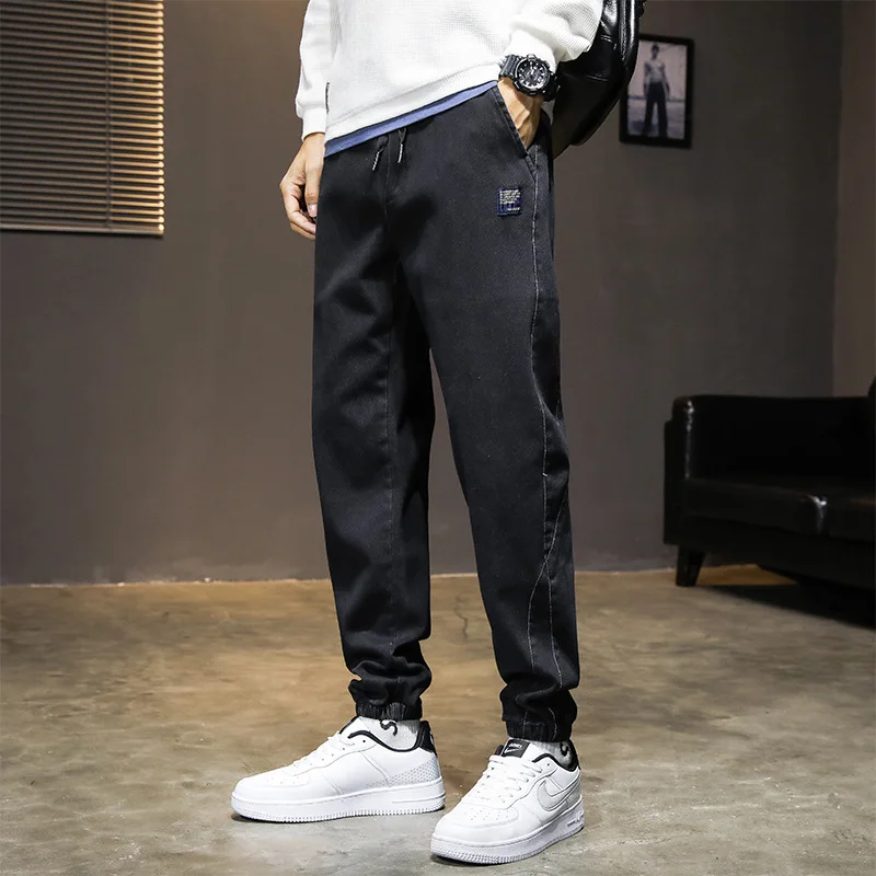 Spring Summer Cargo Jeans Men Streetwear Denim Jogger Pants Men Baggy Harem Jean Trousers baggy jeans y2k