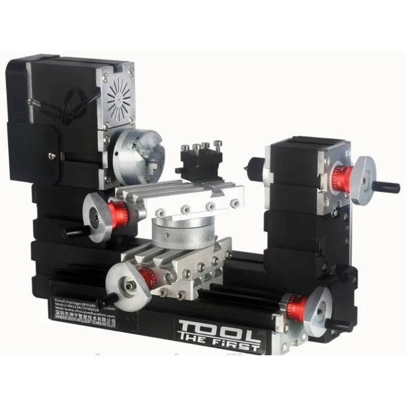 DIY BigPower Mini Metal Rotating Lathe with 60W 12000r/min Motor for Children Educational Standardized Tool Ideal Best Gift