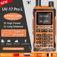 BaoFeng UV-17 Pro V2 Wireless Copy Frequency Walkie Talkie Long Range Waterproof Upgrade UV-5R UV 9R 13 Pro Ham Radio