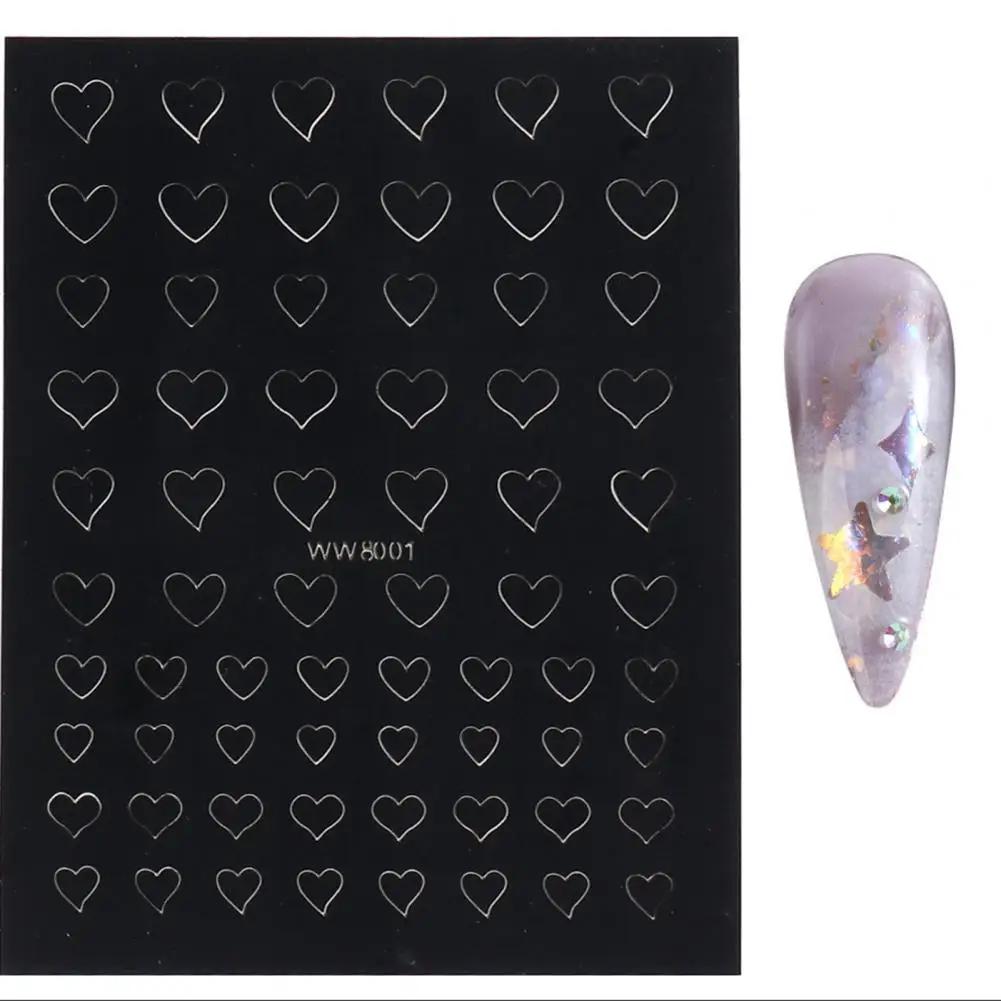 Bear Sticker Lightweight Star Nail Stickers Fashion Anti-falling  Exquisite Airbrush Hollow Spray Template Nail Sticker