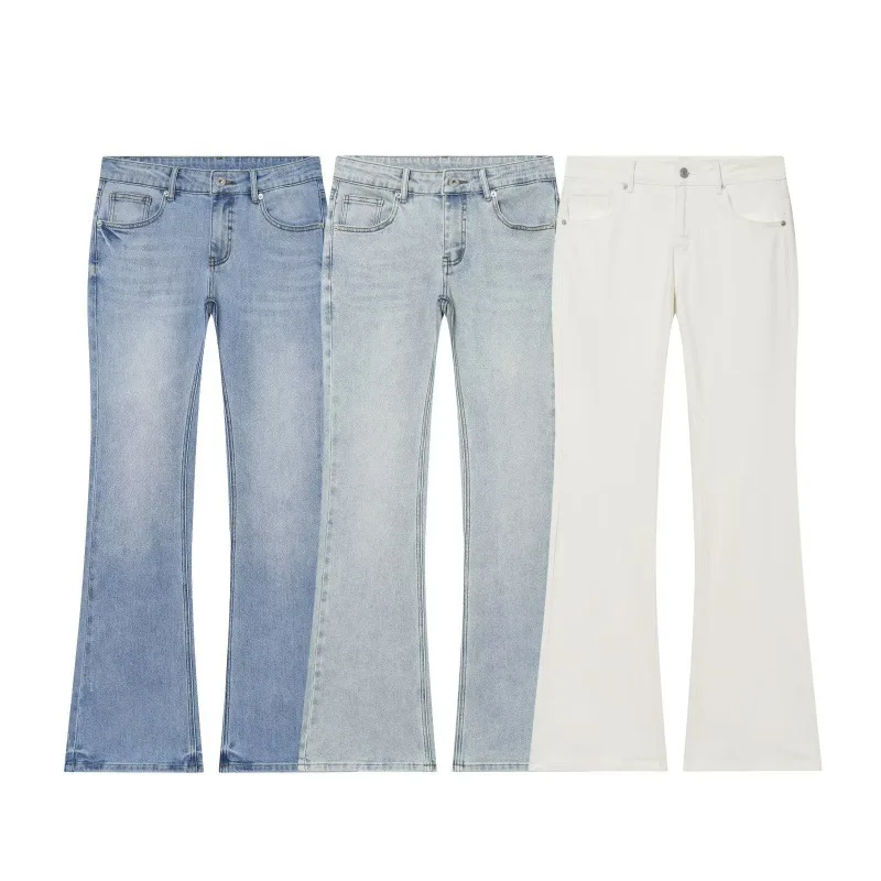 

Withered Women's Clothing 2026 Summer New Product Fashionable Slim Fit And Slimming Trumpet Shaped Low Rise Jeans