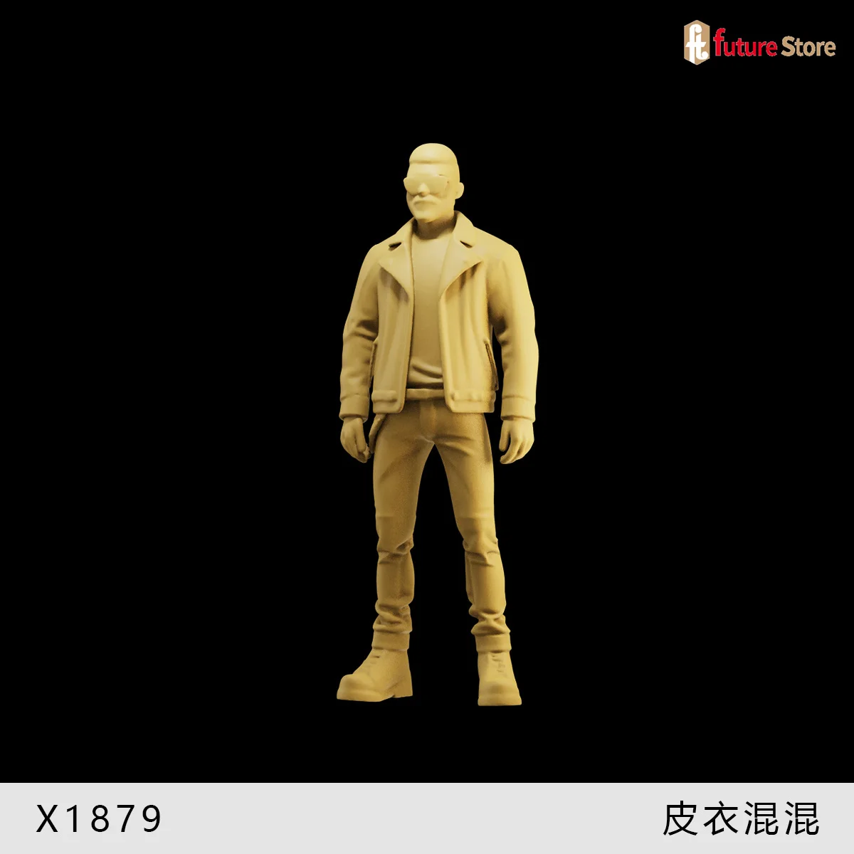 3D 인쇄 미니어처 1/64 특수 경찰 개 로봇 거리 악당 그림 모델 장면 미니 인형 입상 소품 공예 장식