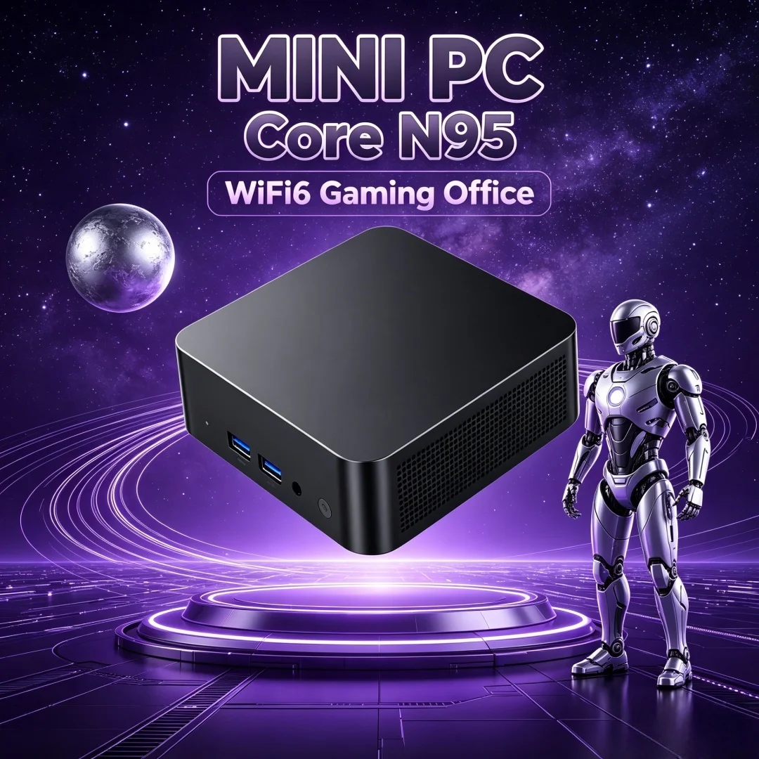 

Core N95 High Performance 2026 New Portable Mini PC Computer Win11 32GB DDR4 1TB 2TB SSD Gaming Computer WiFi 6 office Desktop