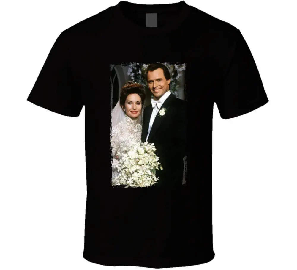 Michael Nader All My Children Erika  Lucci Wedding T ShirtHigh Quality 100%Cotton Short Sleeve