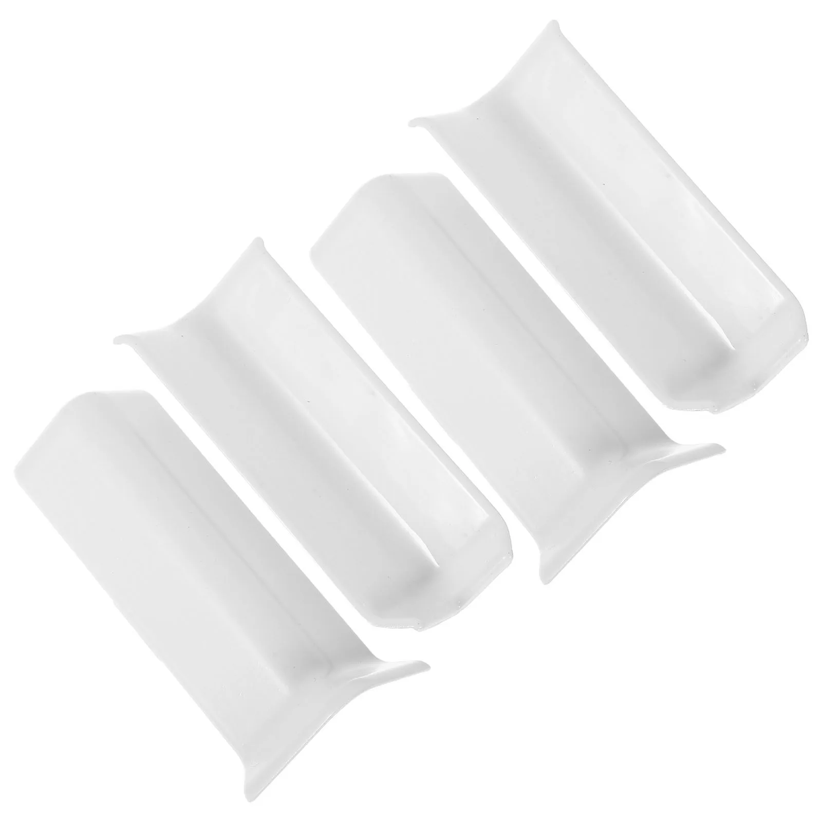 4 قطع من واقيات الزوايا ذاتية اللصق، تصميم سميك، واقيات لوح متينة، حماية حافة أرضية الجدار، غرفة المعيشة، غرفة النوم