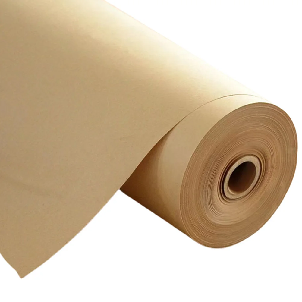 

1 Roll of Wrapping Paper Craft Paper Brown Kraft Paper Roll DIY Crafts Making Paper butcher paper roll