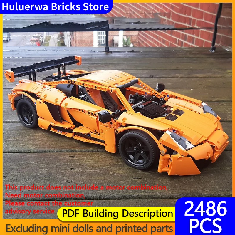 

Модель скоростного гоночного автомобиля MOC, строительные кирпичи MP4-12C GT3, гоночный автомобиль, модульная технология, детские праздничные подарки, сборные игрушки, костюм