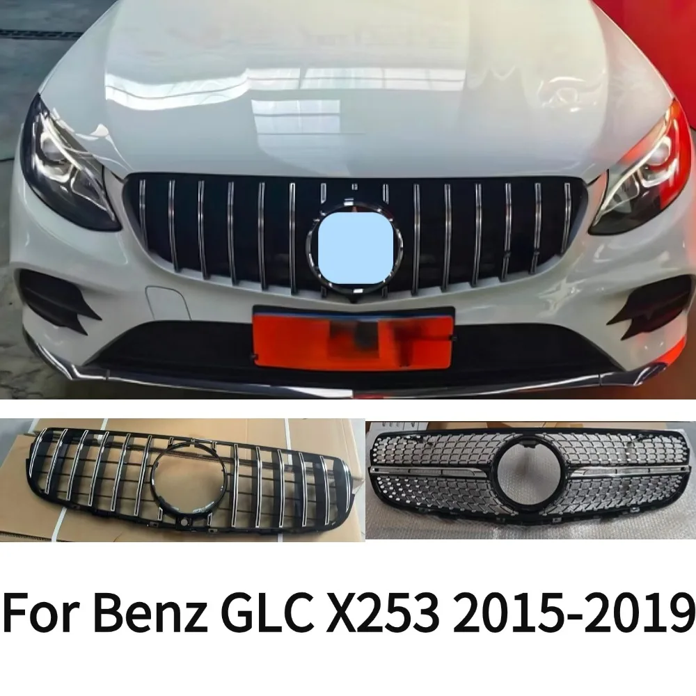 

Передняя решетка, впускная сетка, бампер, решетка, тюнинговые аксессуары для Mercedes Benz GLC X253 2015-2019, запасная часть Diamond GT St