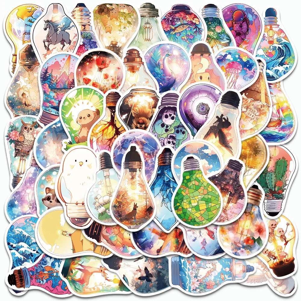 50PCS Cartoon Guinea Pig Stickers Cute Animals Decorate Decal For Children's Gift Laptop Phone Guitar Luggage Graffiti Stickers