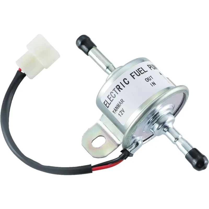 

RC601-51352 Electric Fuel Pump with White Plug for John Deere AM876265 Kubota RC601-51350 16851-52030 Kawasaki 49040-2065 490402